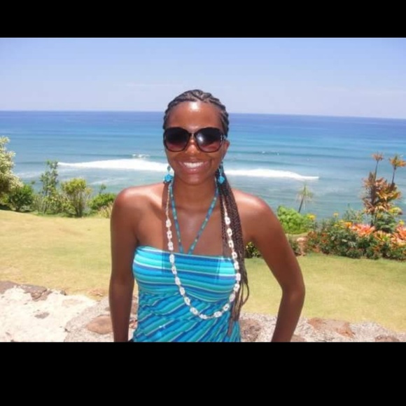 Guess blue Halter top - Picture 3 of 3